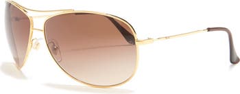 63mm Aviator Sunglasses