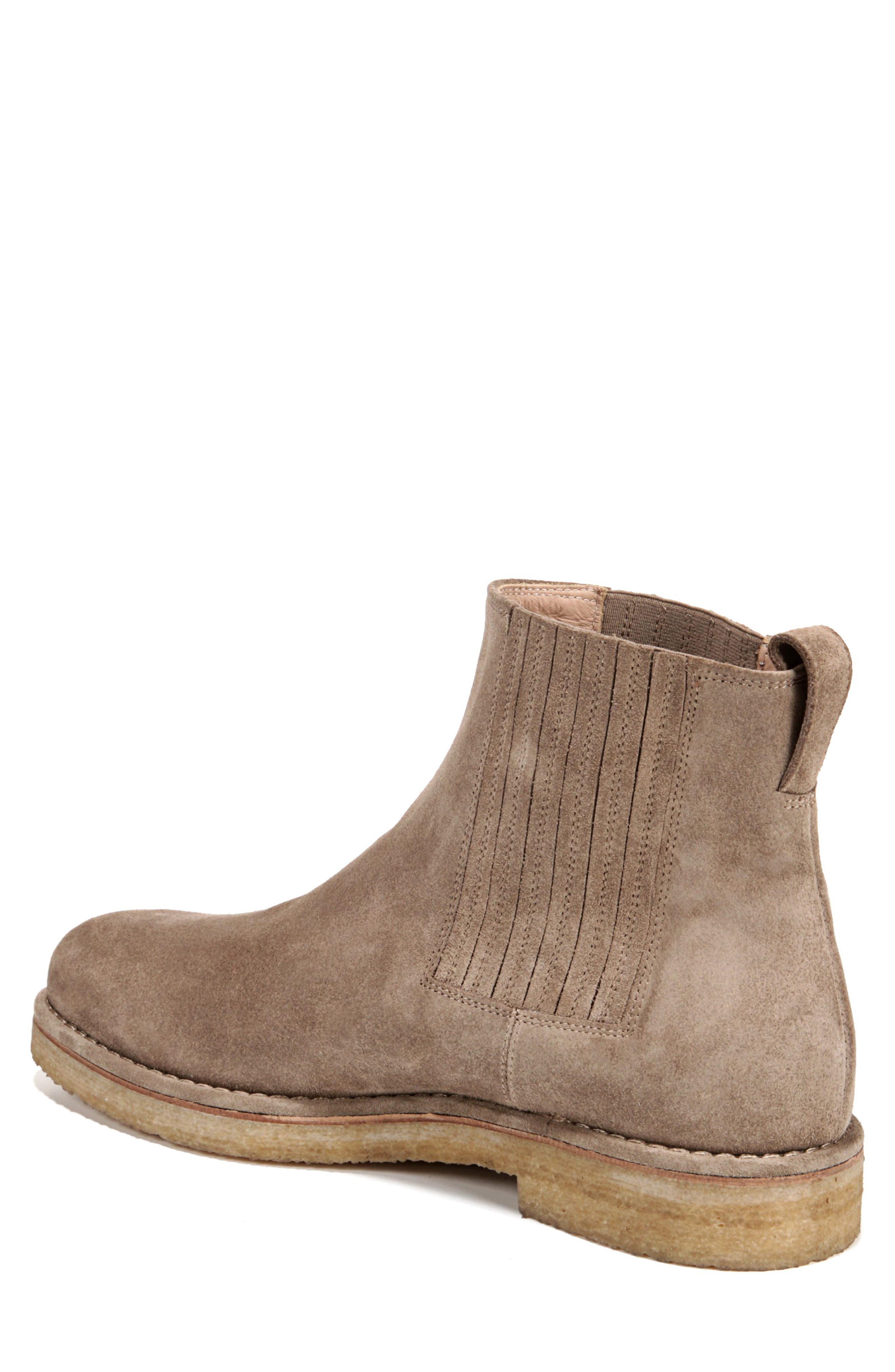 Carmine Chelsea Boot, Alternate, color, FLINT SUEDE