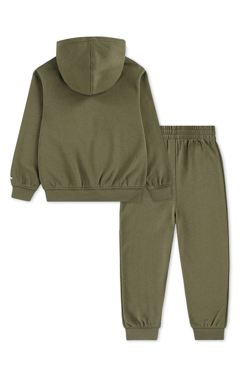 Jordan Kid' MJ MVP Fleece Hoodie & Joggers Set, Alternate, color, Medium Olive