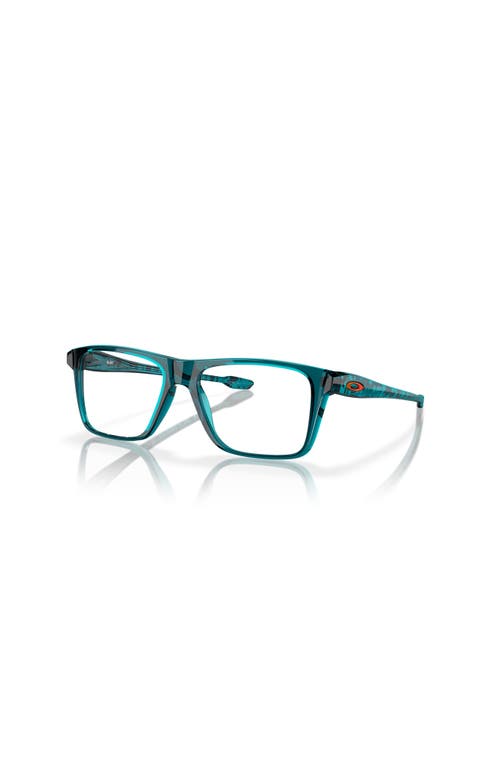 Oakley 46mm Rectangle Optical Glasses In Blue
