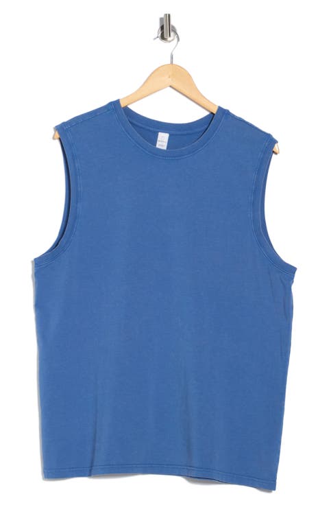 Acid Wash Cotton Blend Tank