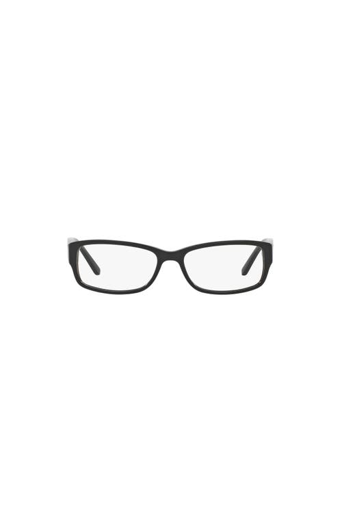 Sferoflex 51mm Rectangle Optical Glasses In Black