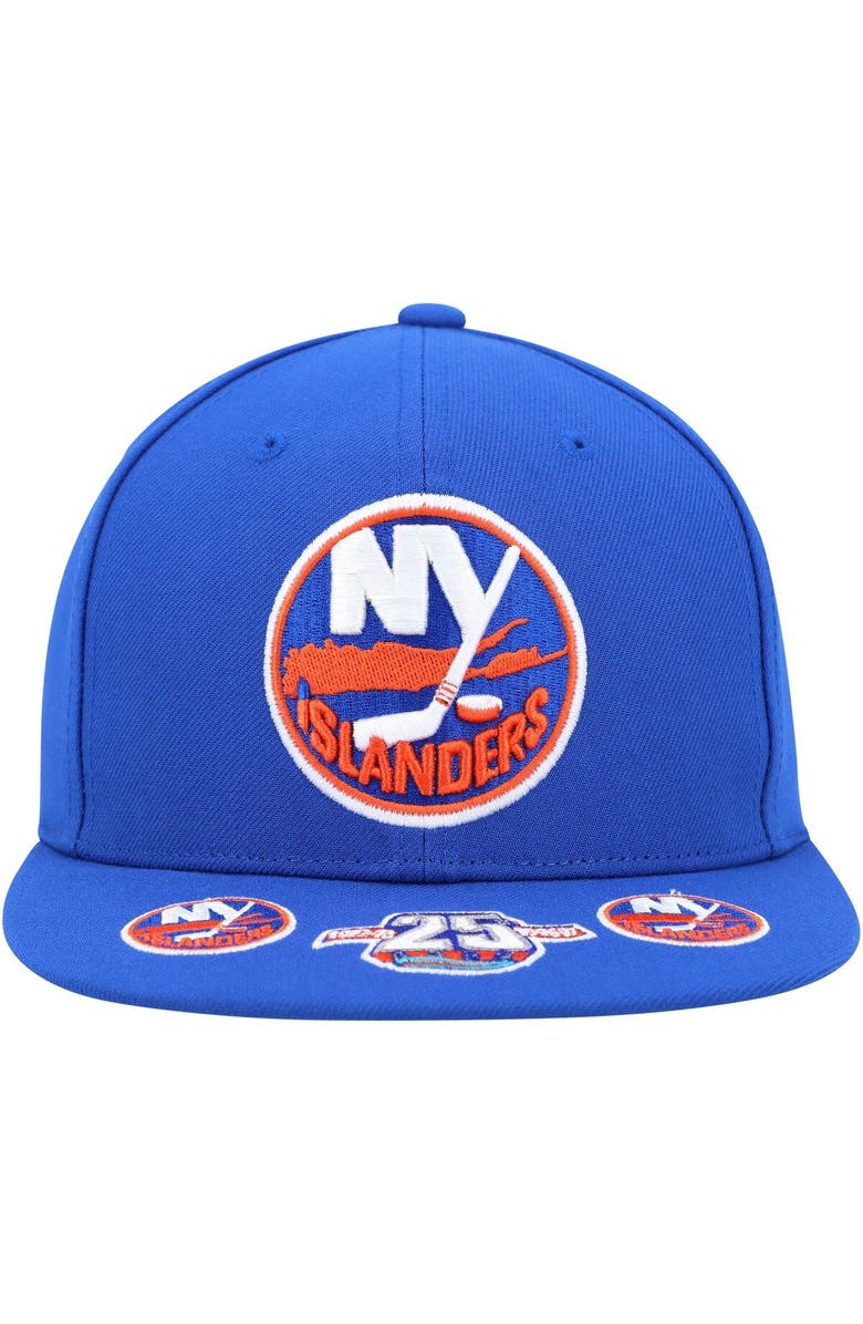 Mitchell & Ness Men's Mitchell & Ness Royal New York Islanders Vintage Hat Trick Snapback Hat, Alternate, color, Royal