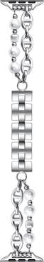 Posh Tech Luna Imitation Pearl Apple Watch® Watchband, 38mm