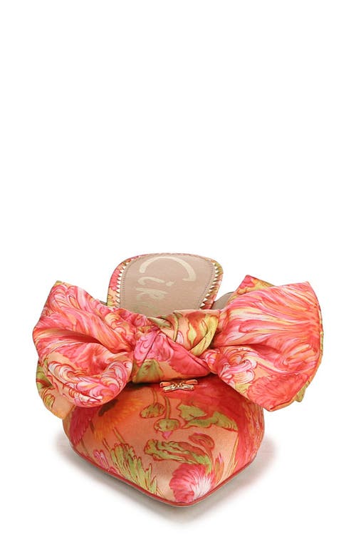 Circus Ny By Sam Edelman Fiona Mid-heel Bow Pumps In Apricot Haze Multi