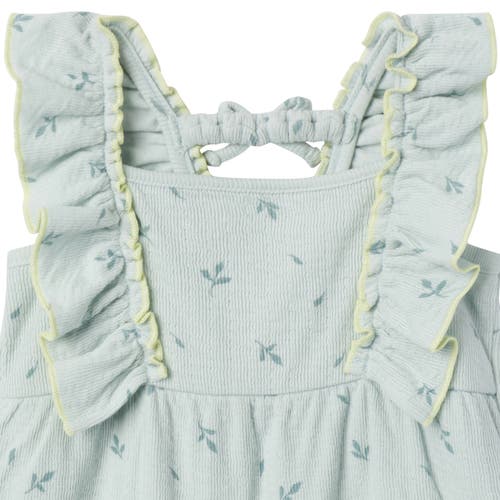 Modern Moments™ By Gerber Ruffles Long Romper In Sky Leaves