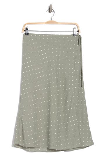 Nordstrom Rack Faux Wrap Bias Skirt