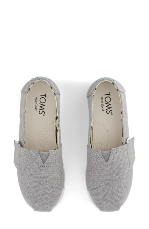 Toms Kids' Alpargata Sneaker In Grey