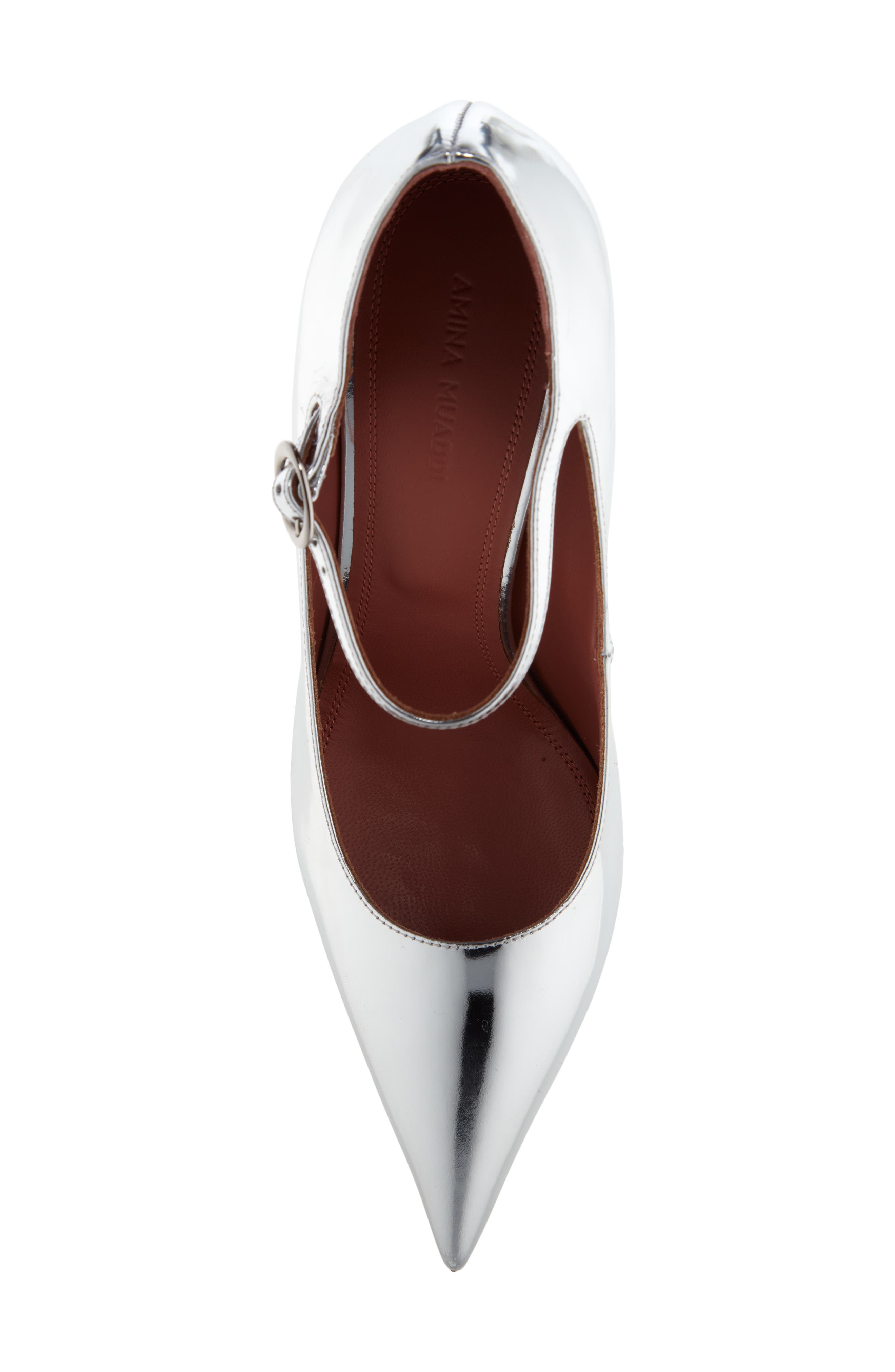 Amina Muaddi Yigit Pointed Toe Platform Pump, Alternate, color, 