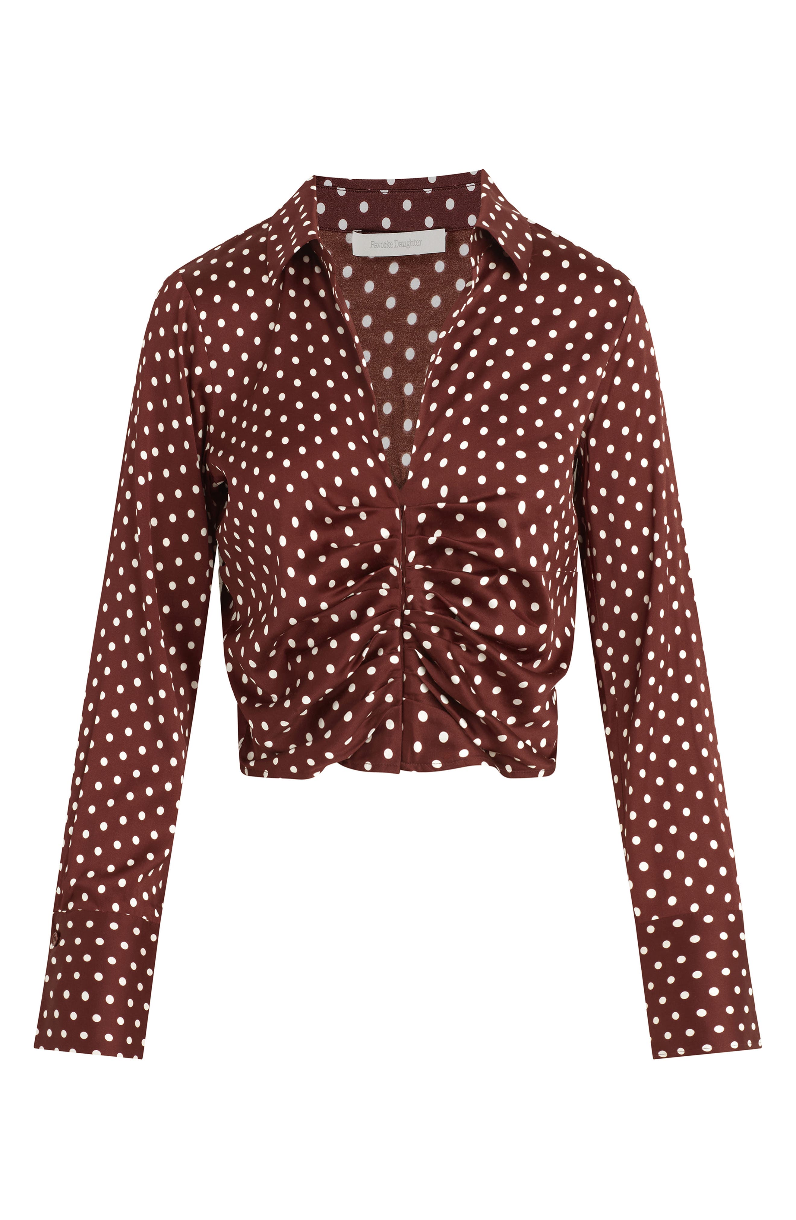 The Ruby Polka Dot Top