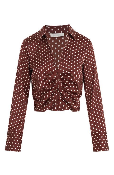 The Ruby Polka Dot Top