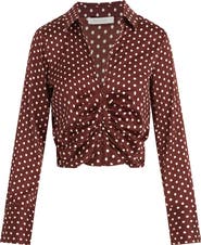Favorite Daughter The Ruby Polka Dot Top