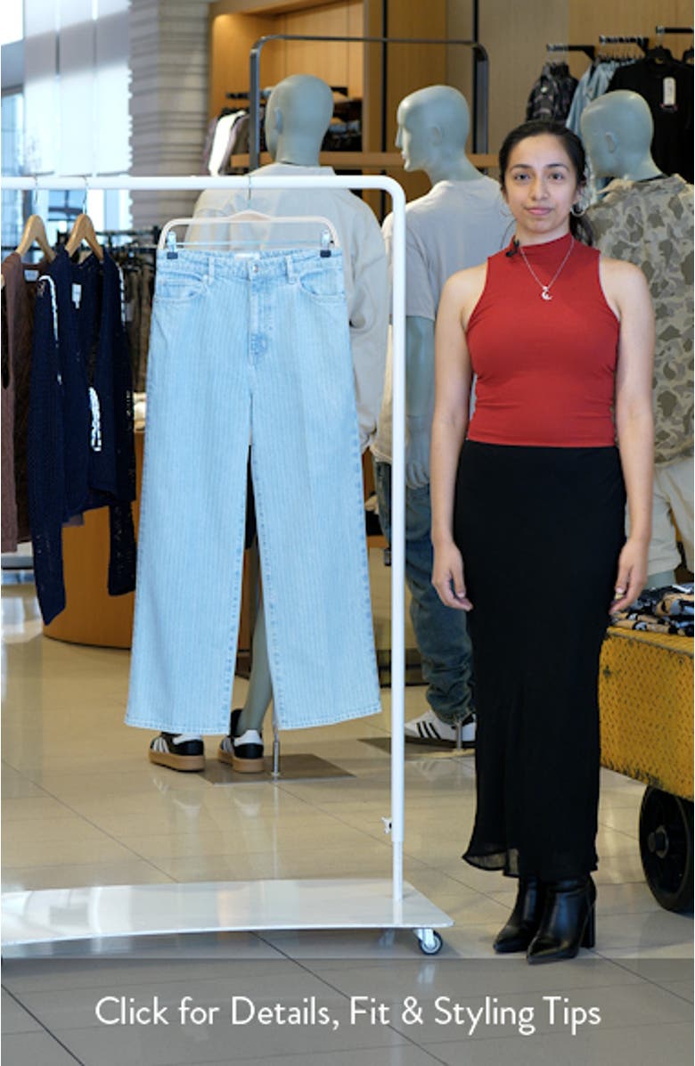 The Wide High Waist Ankle Jeans, sales video thumbnail