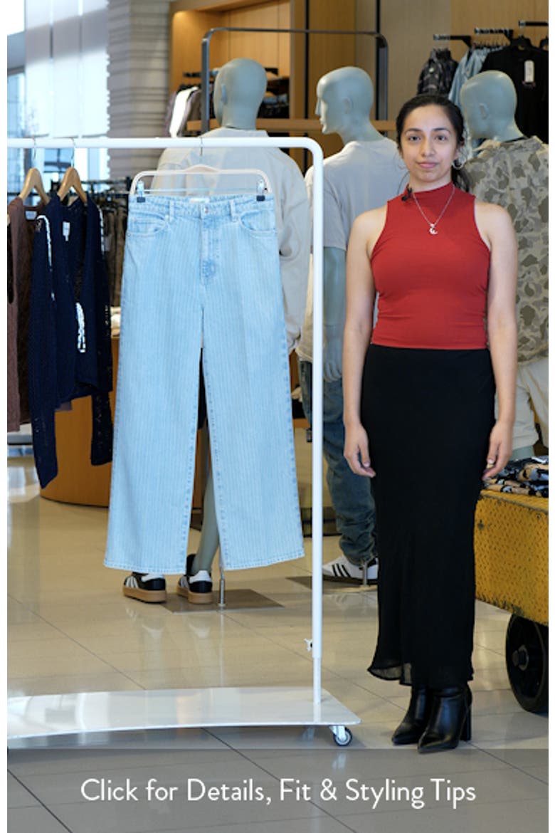 The Wide High Waist Ankle Jeans video