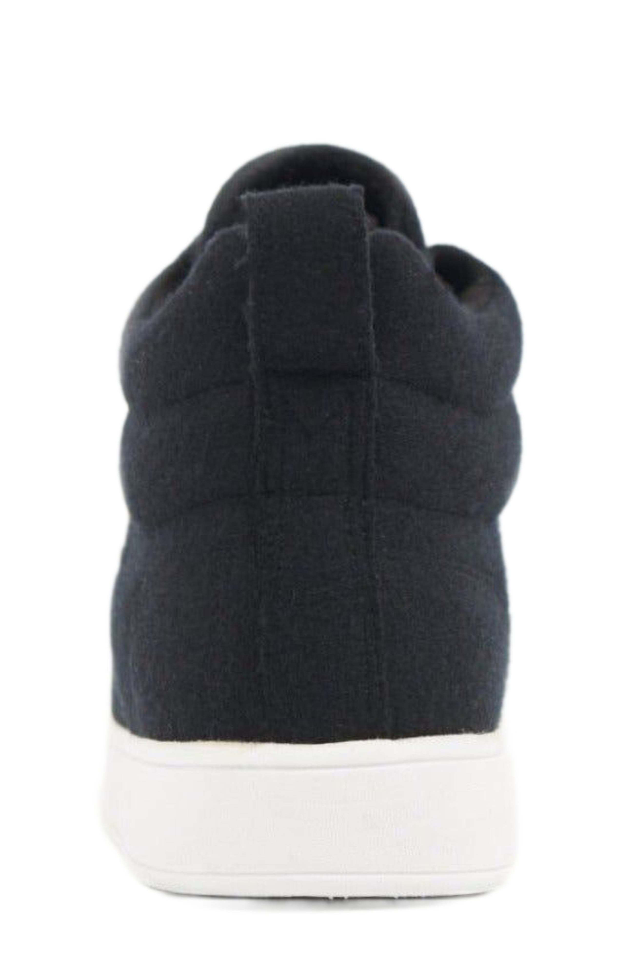 GOBI Mongolian Cashmere Cashmere High-Top Sneakers, Alternate, color, Black