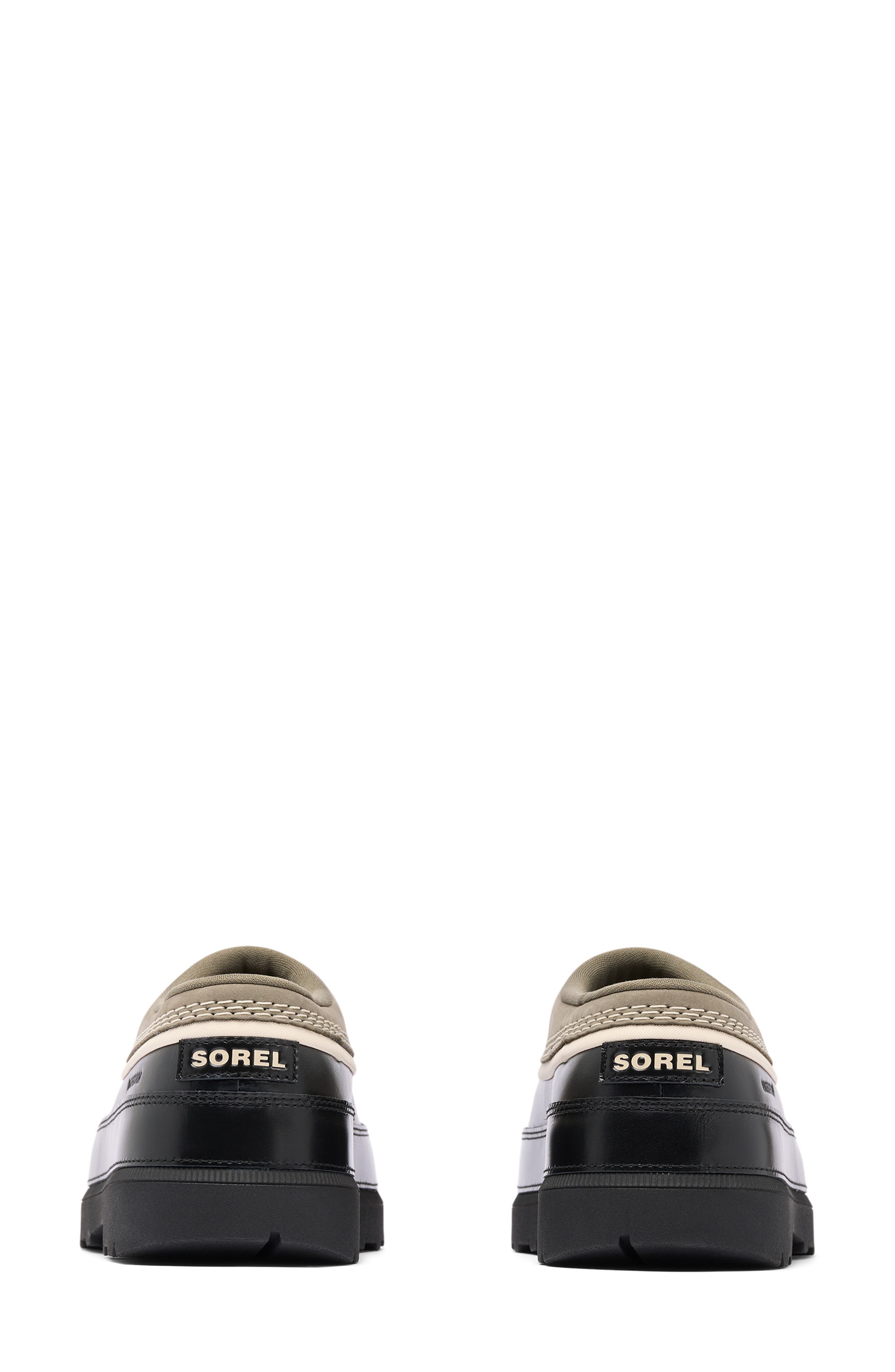 Ambler™ Waterproof Clog, Alternate, color, STONE GREEN/ BLACK