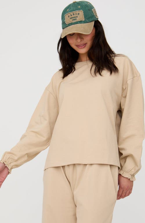 Turtledove London Organic Cotton Ivy Sweatshirt In Brown