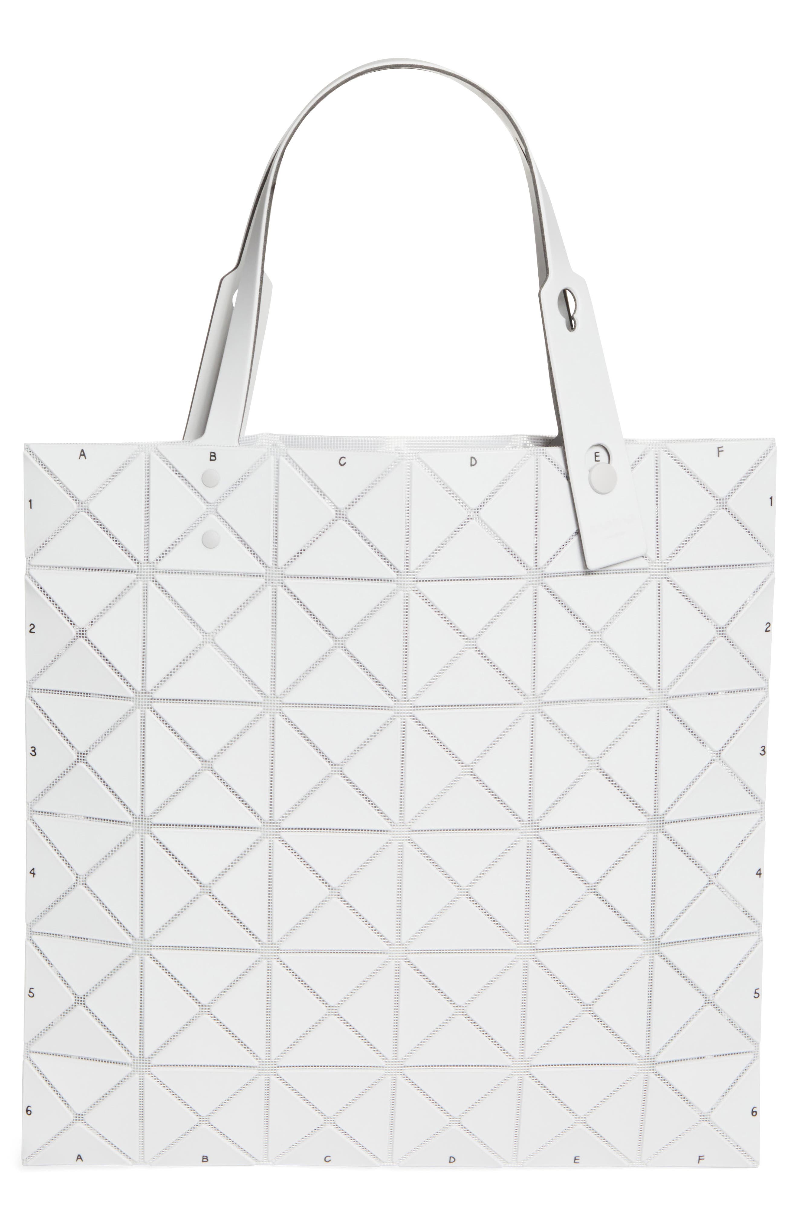 Bao Bao Issey Miyake Map Print Tote, Alternate, color, White