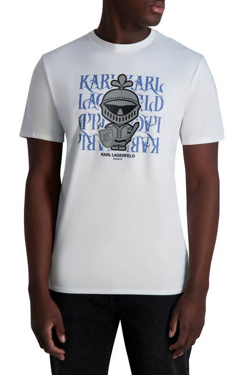 Gothic Karl Logo Graphic T-Shirt