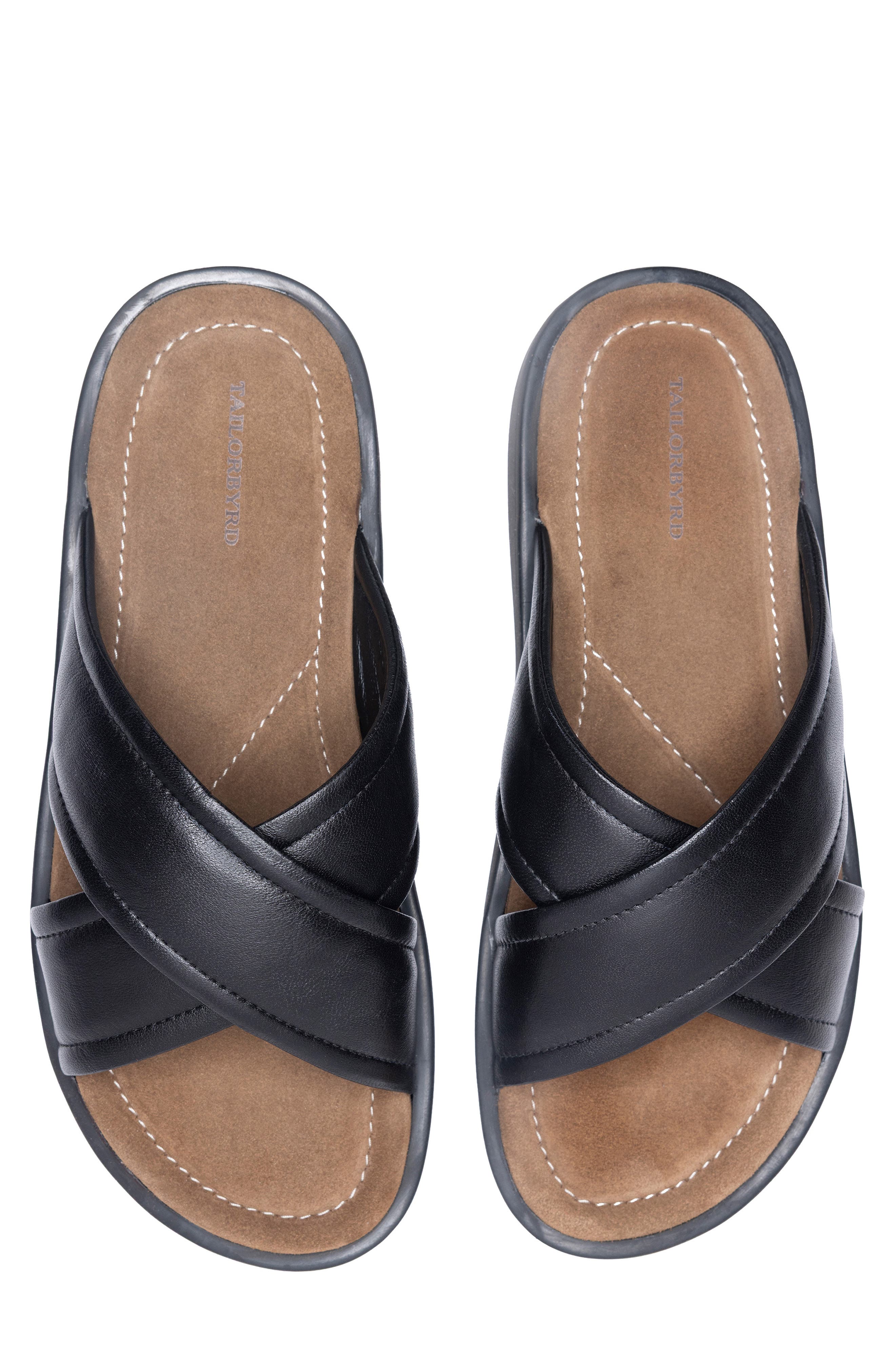 TailorByrd Eastport Slide Sandal, Alternate, color, Black