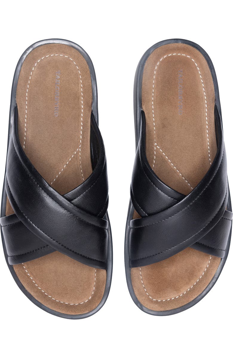 TailorByrd Eastport Slide Sandal, Alternate, color, Black