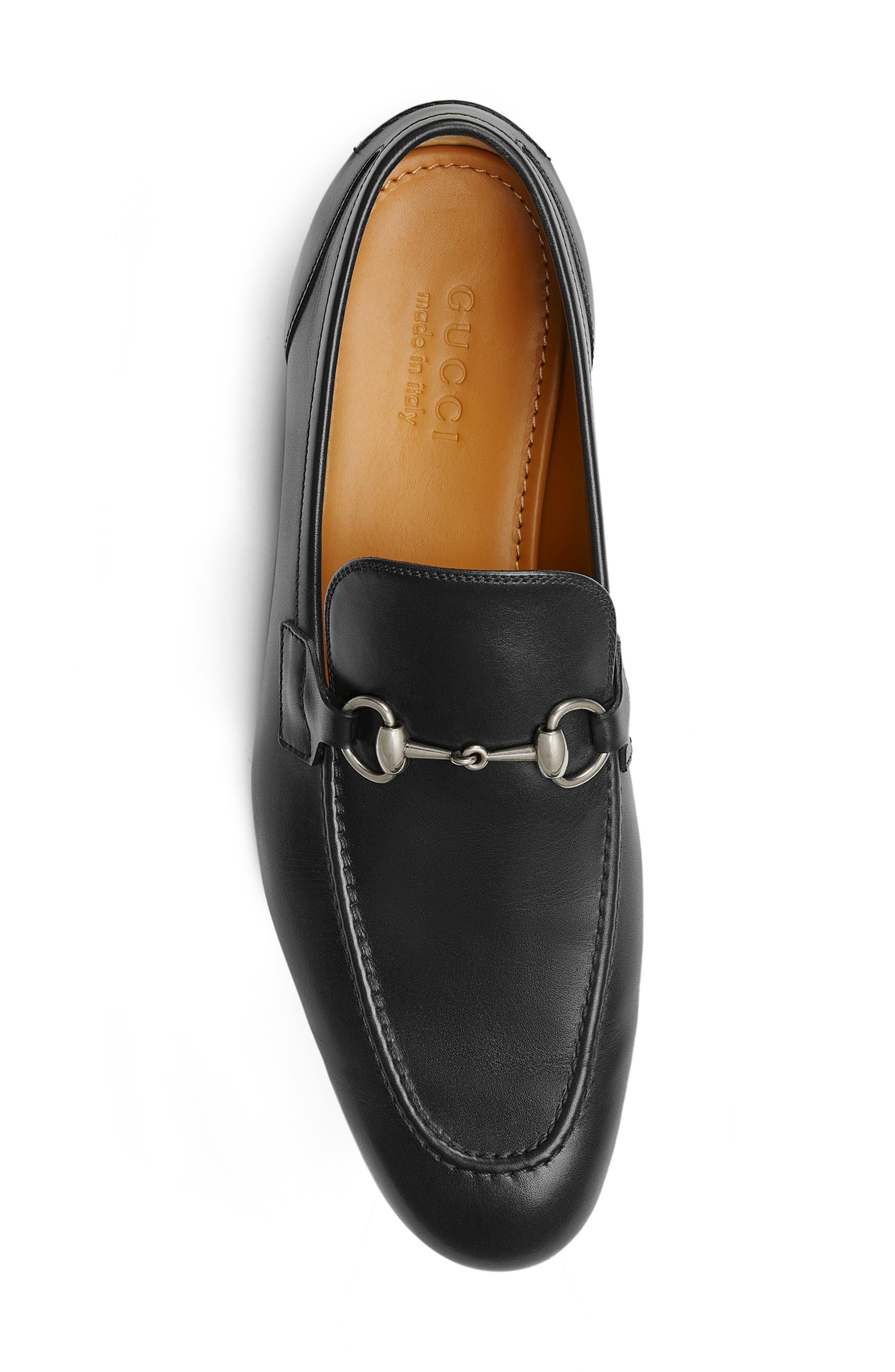 Gucci Jordaan Bit Loafer, Alternate, color, Black