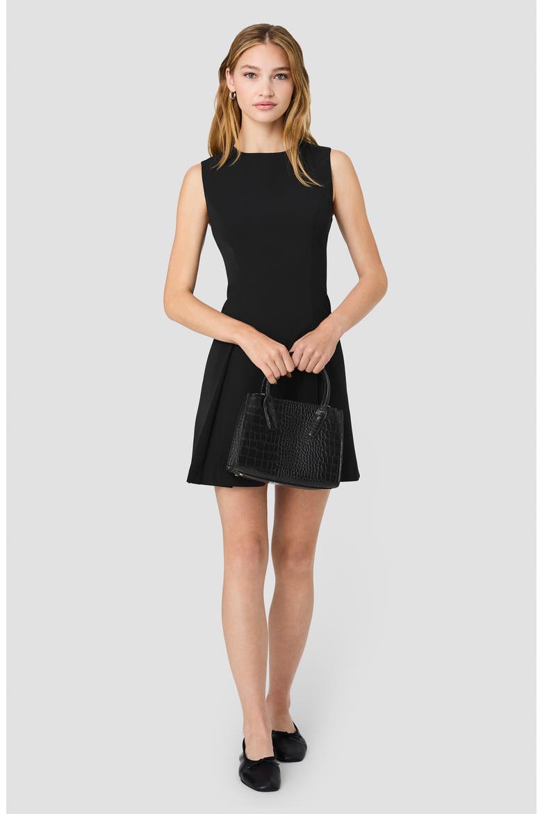 Harry Sleeveless Minidress, Alternate, color, BLACK