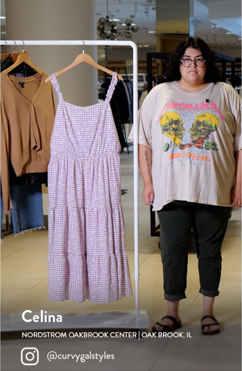 Victoria Tiered Gingham Sundress, sales video thumbnail