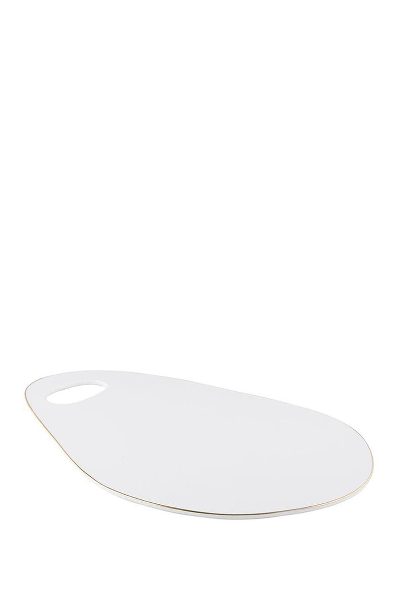 Oval Cheese Tray, Main, color, WHITE