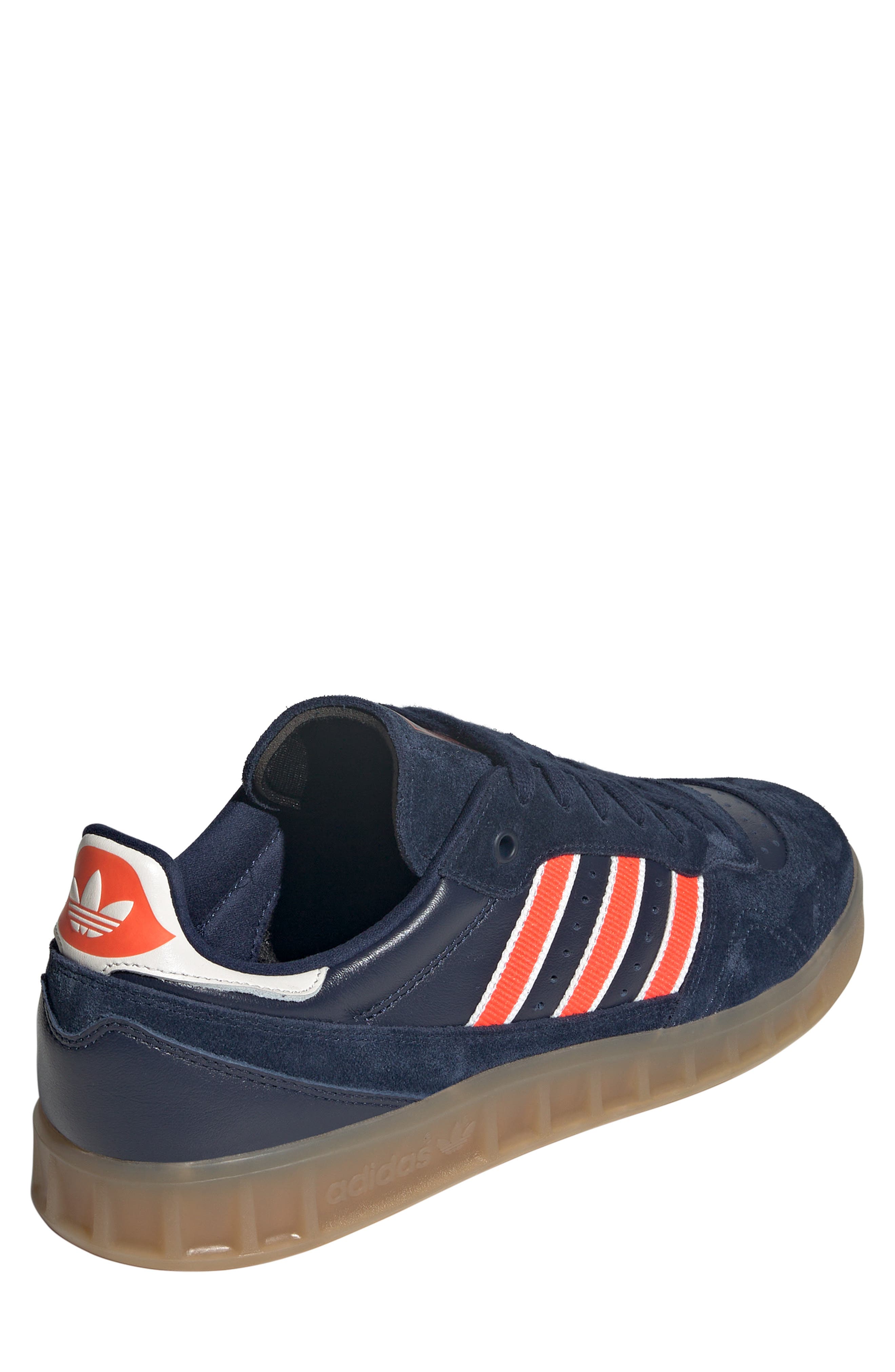 adidas Gender Inclusive Handball Top Sneaker, Alternate, color, Night Indigo/ Solar Red/ White