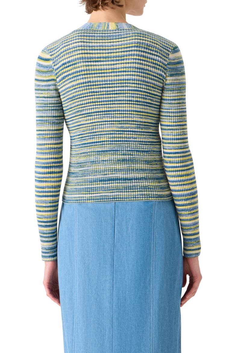 Space Dye Merino Wool Cardgian, Alternate, color, SKY BLUE-MULTI