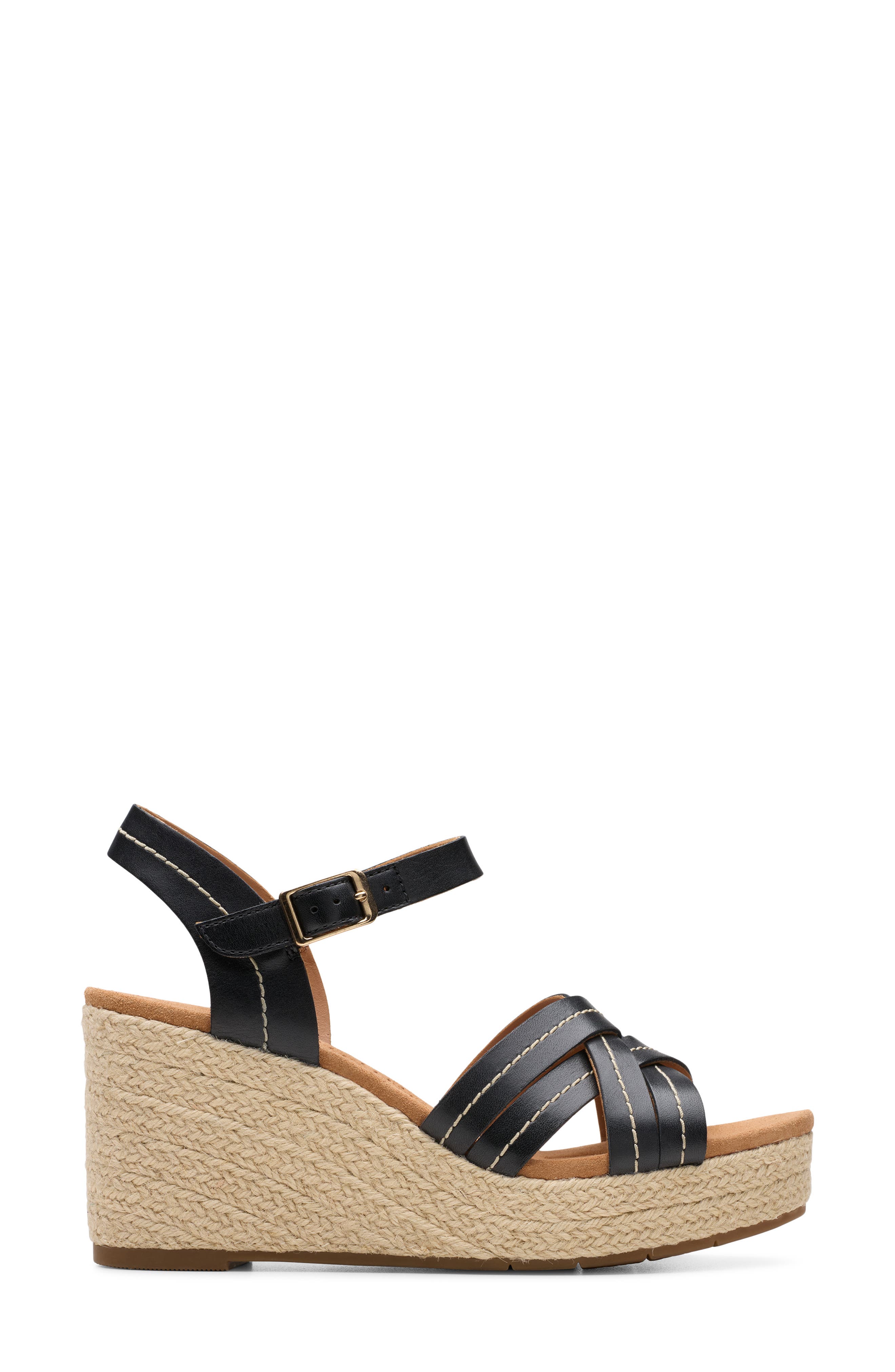 Clarks<sup>®</sup> Sabina Platform Wedge Sandal, Alternate, color, 