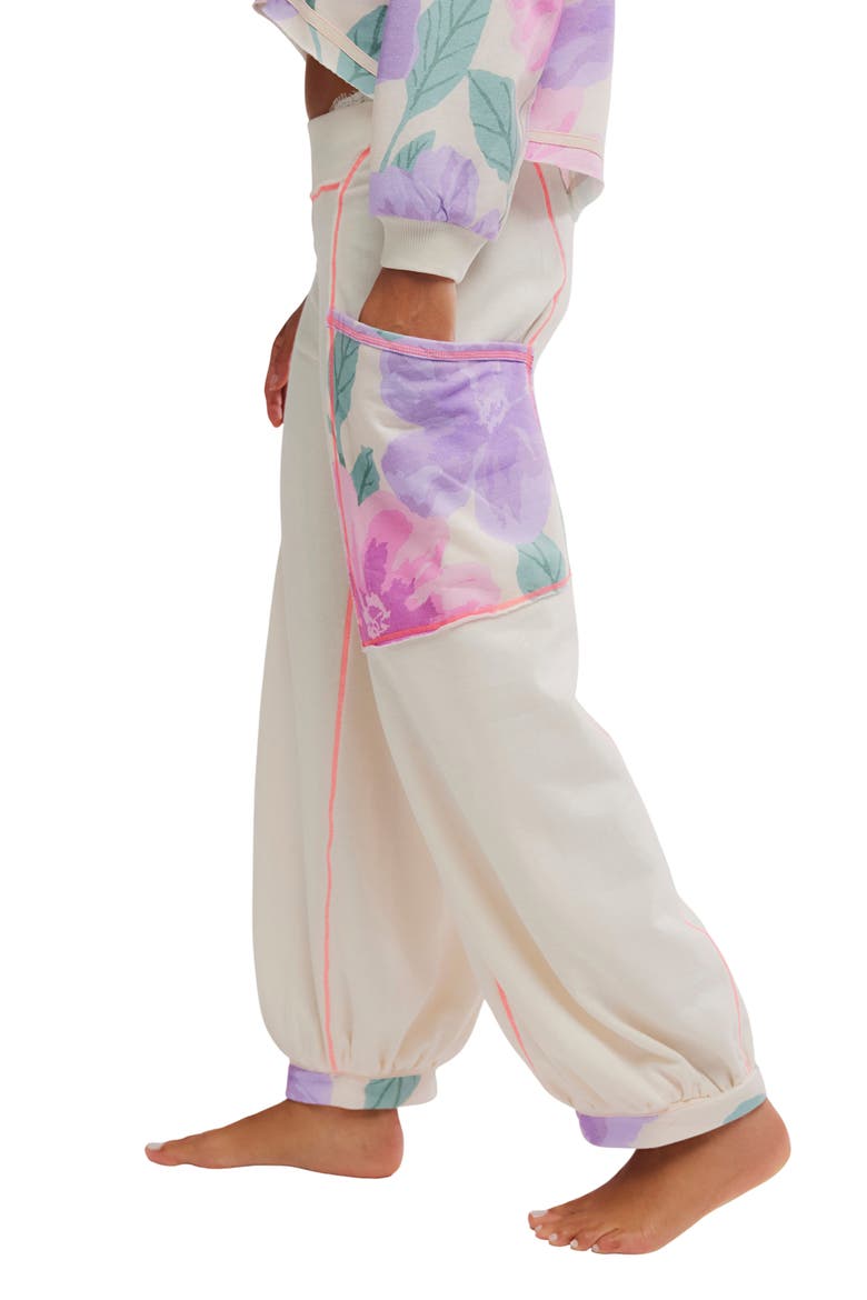 Summer Loving Joggers, Alternate, color, IVORY COMBO