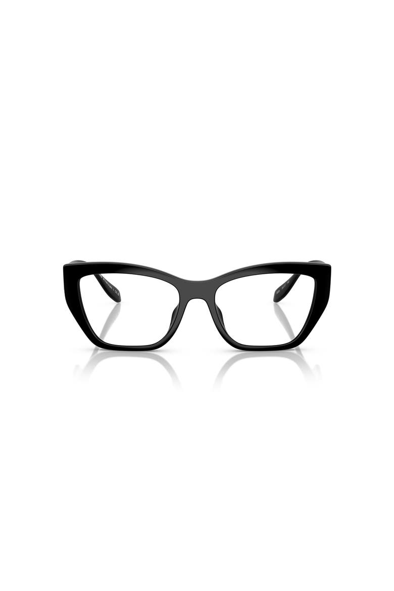 54mm Square optical glasses, Alternate, color, Black