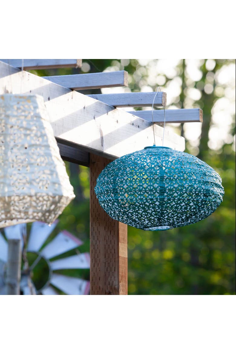 Soji Stella - Oval Solar Lantern, Alternate, color, Green