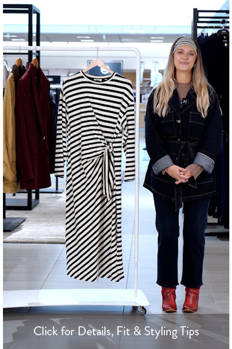 Fenouil Directional Stripe Long Sleeve Dress video