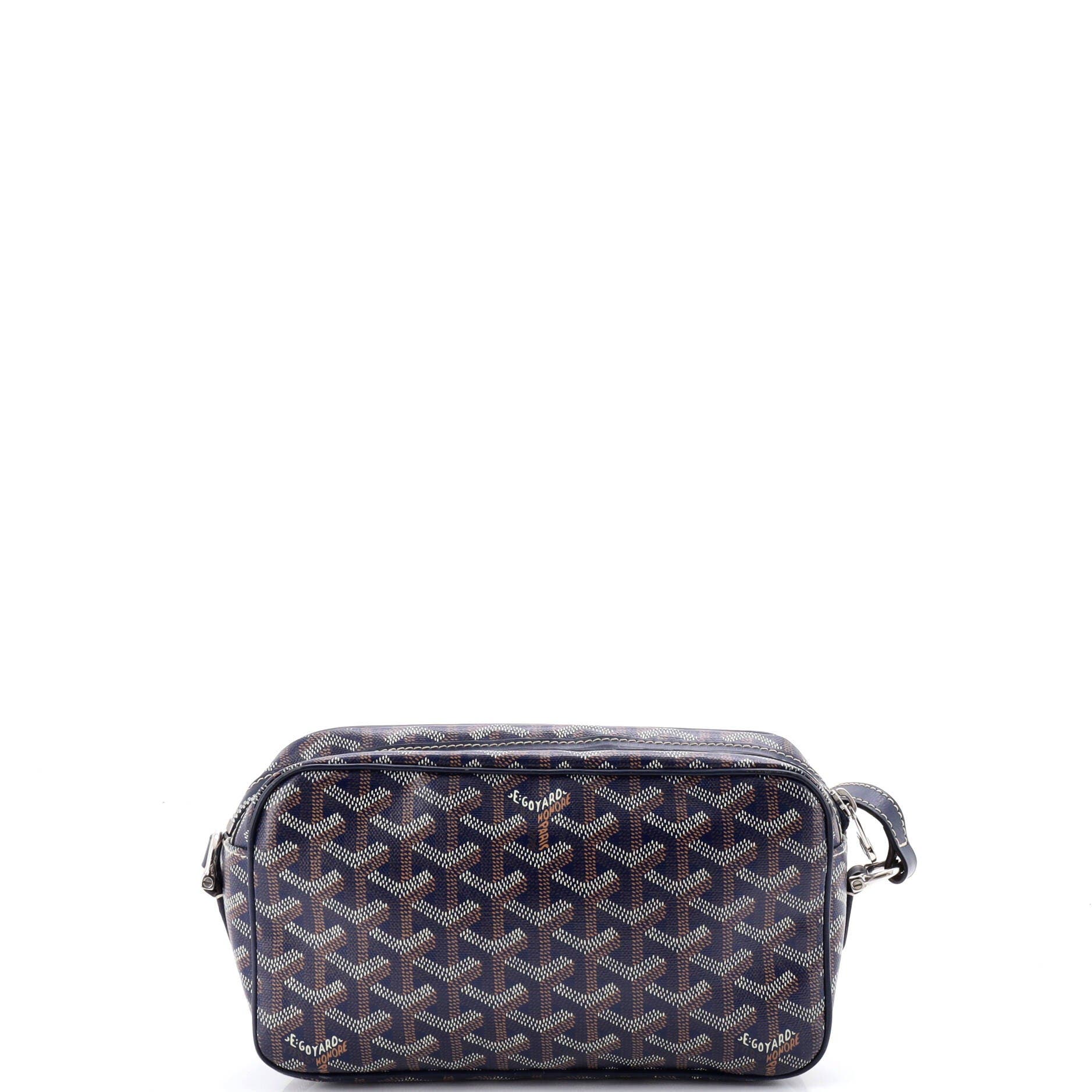 Pre-Owned Goyard Cap Vert Bag Coated Canvas, Alternate, color, Blue