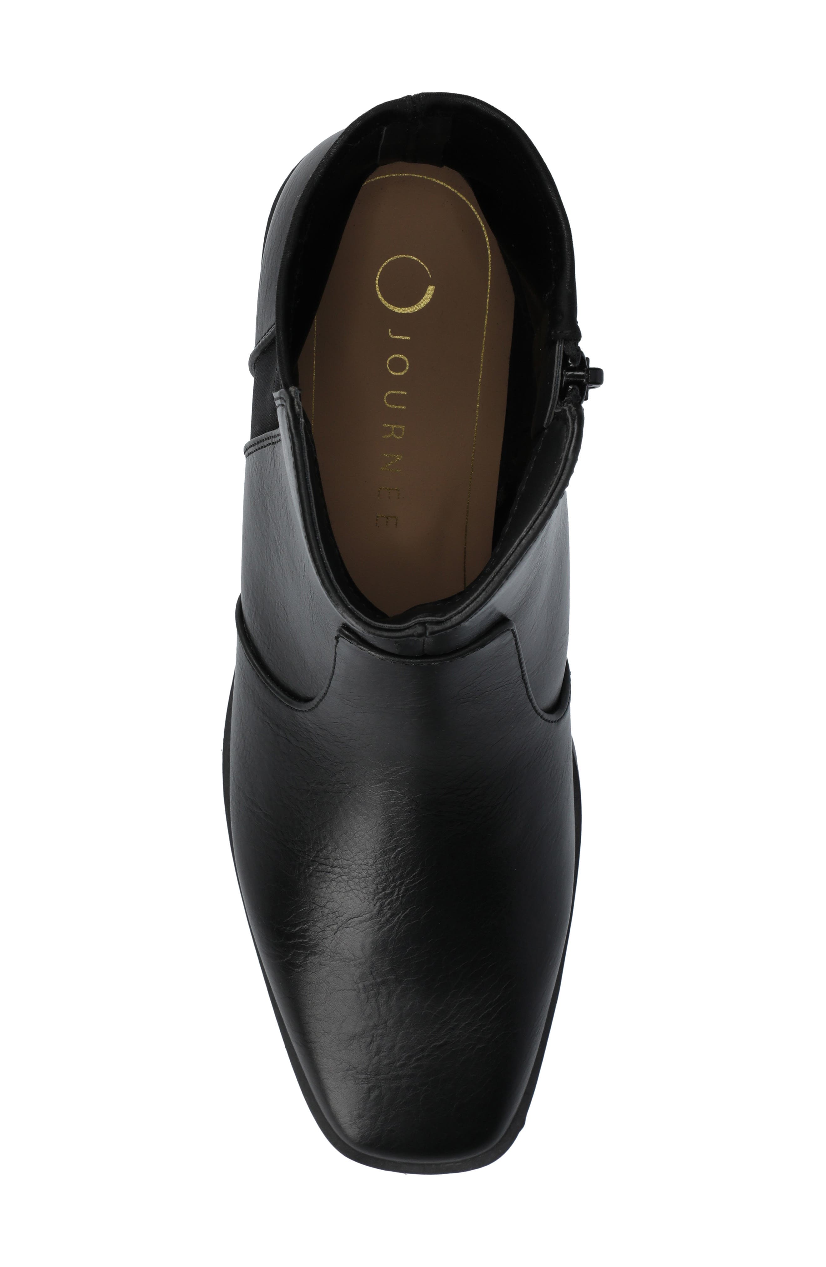 Journee Collection Renna Chelsea Boot - Wide Width Available, Alternate, color, Black