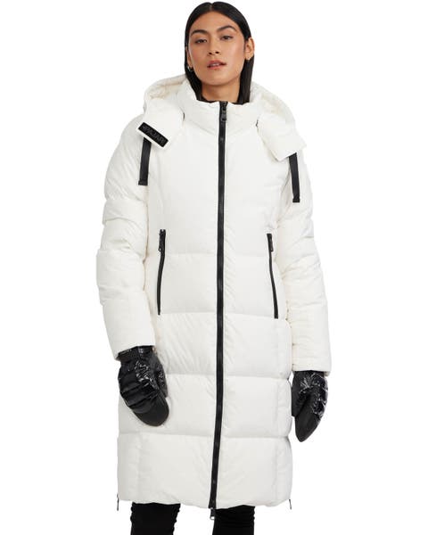 Zaniah Long Channel Quilted Puffer
