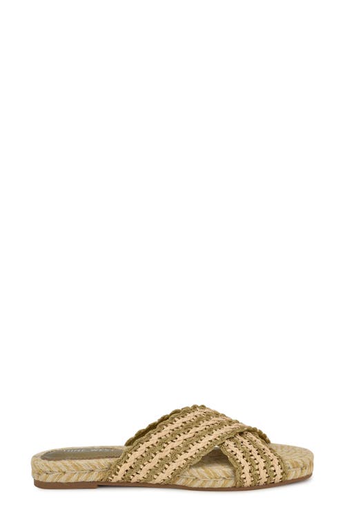 Nine West Animay Slide Sandal In Bronze