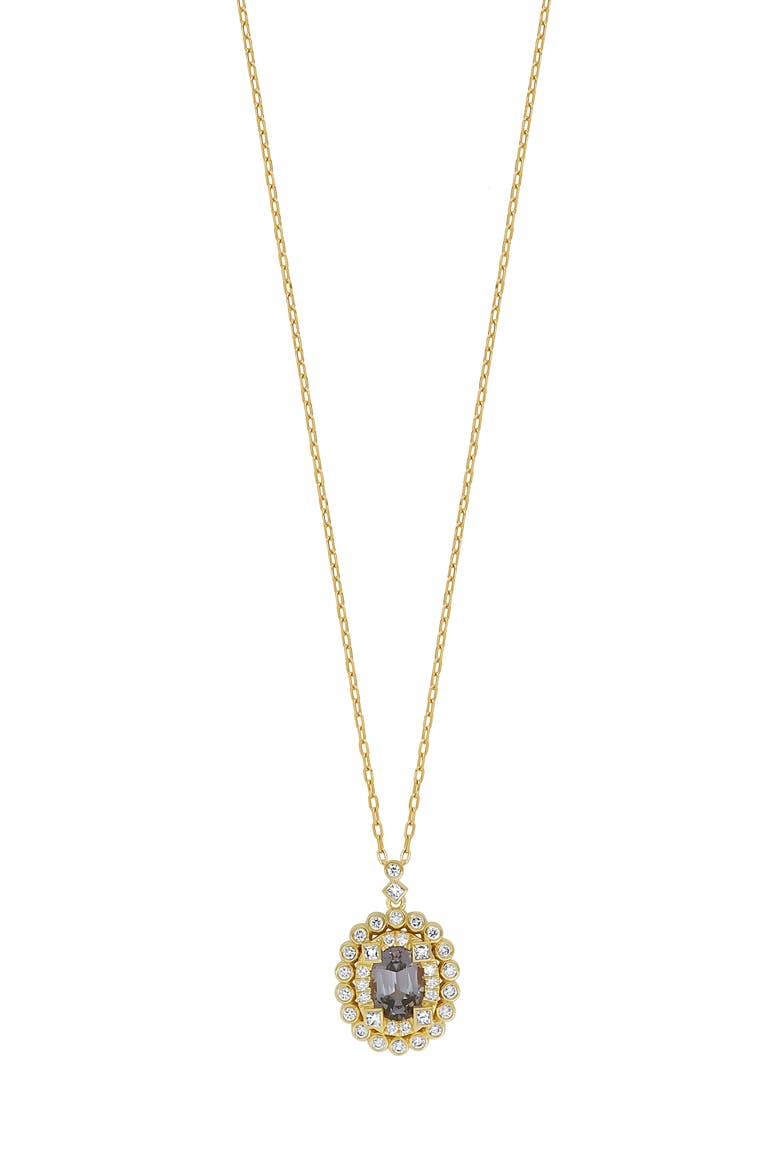 Spinel & Diamond Pendant Necklace (Nordstrom Exclusive), Main, color, 18K YELLOW GOLD