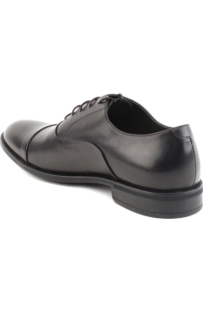 Gordon Rush Douglas Cap Toe Oxford, Alternate, color, Black Leather