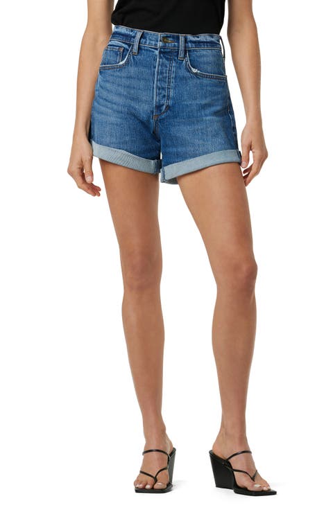 Alex Cuffed Denim Shorts (Savage)