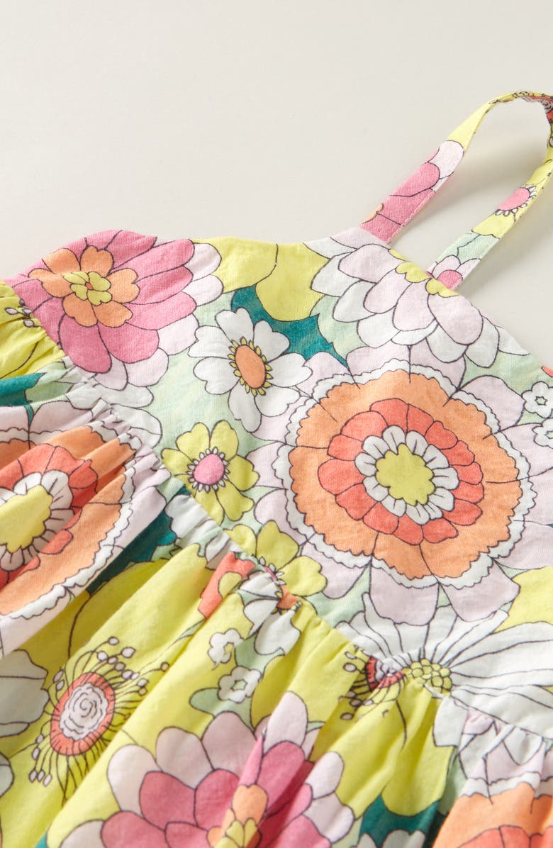 Tucker + Tate Kids' Print Tiered Sundress, Alternate, color, Pink Magenta Retro Floral