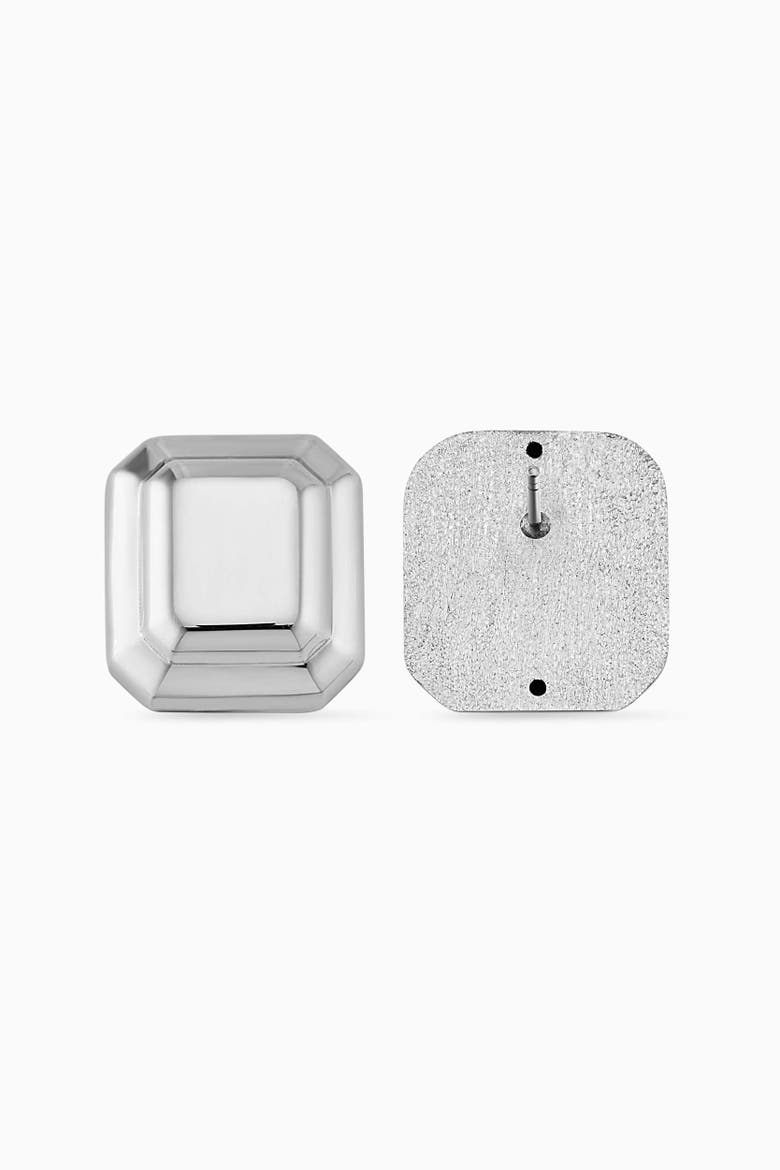 Sterling Silver Cufflink Button Studs, Alternate, color, Silver