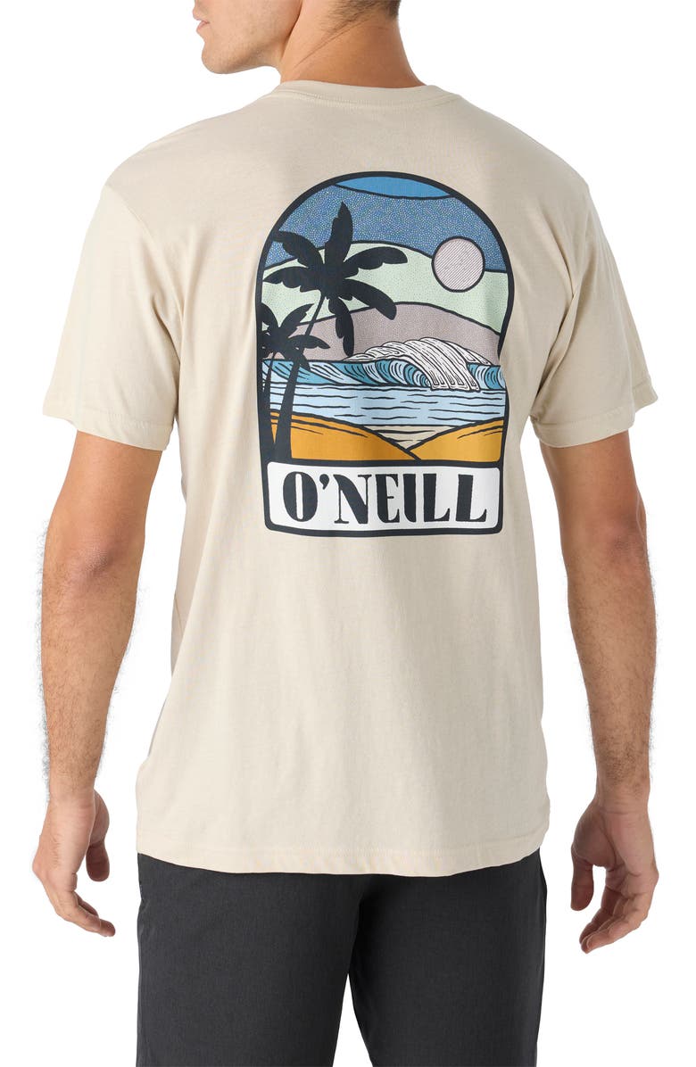 O'Neill Sun Waves Cotton Graphic T-Shirt, Alternate, color,