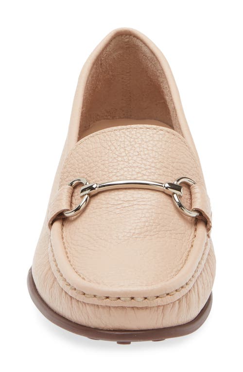 Marc Joseph New York Lane Ave Bit Loafer In Nude Grainy