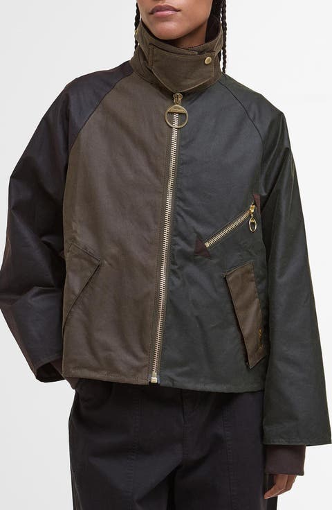 Barbour Arlene Water Repellent Waxed Jacket | Nordstrom