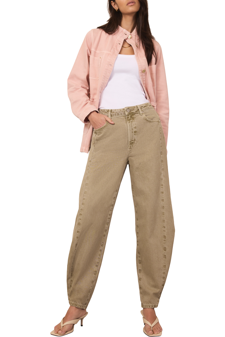 Balloon Popper Jeans, Main, color, Khaki