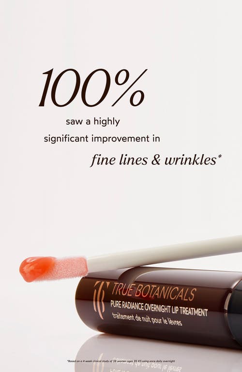 True Botanicals Pure Radiance Overnight Lip Treatment In No Color